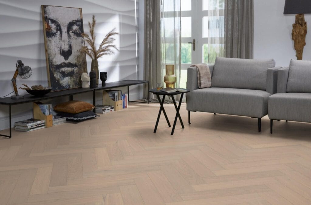 Floorlife Van Nuys visgraat select wit 4802