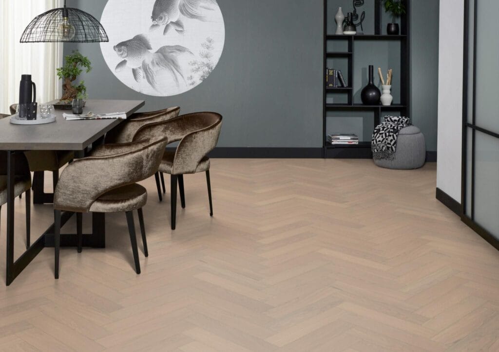 Floorlife Van Nuys visgraat select wit 4802