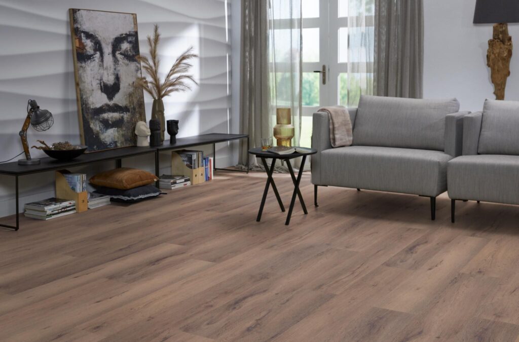 Floorlife Livingston grijsbruin eiken