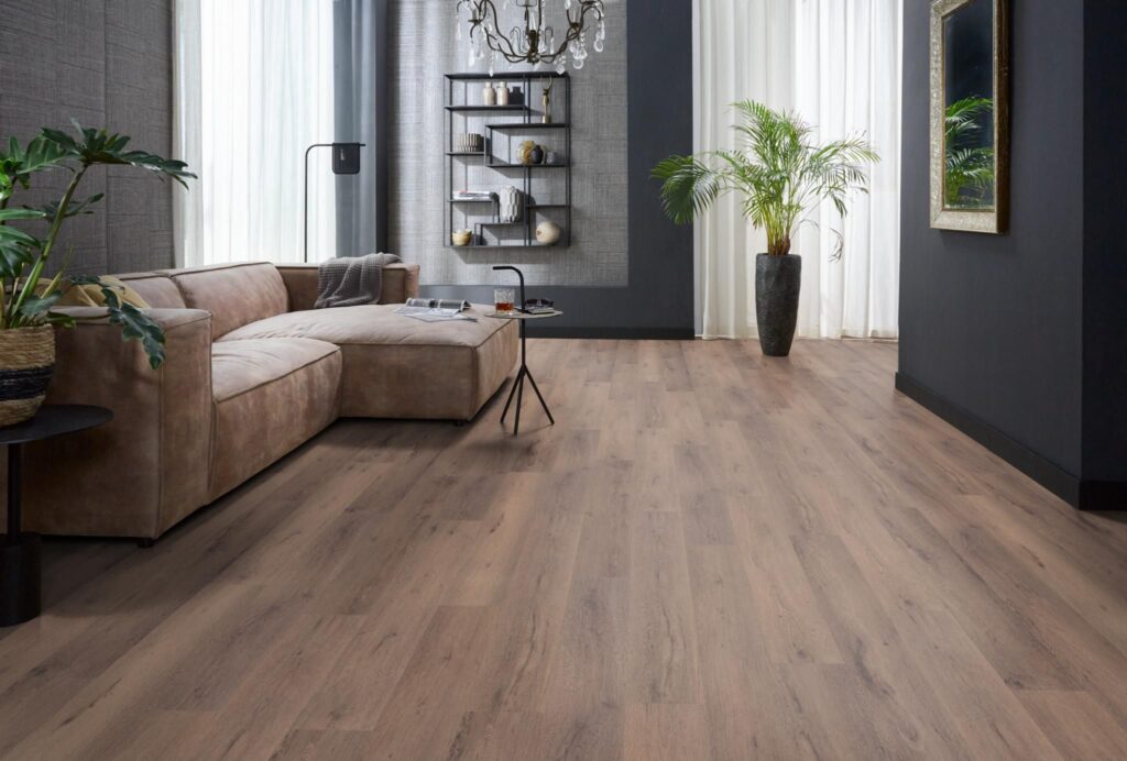 Floorlife Livingston grijsbruin eiken