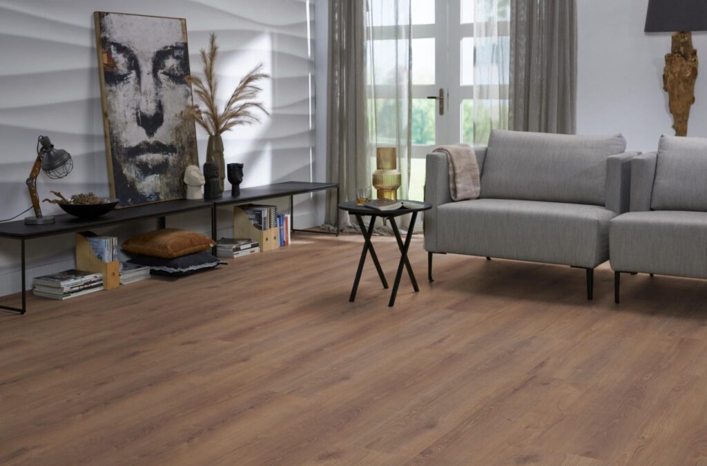 Floorlife Inwood eiken middenbruin 6019