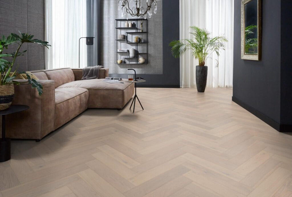 Floorlife Beverly Hills visgraat rustiek wit 4102
