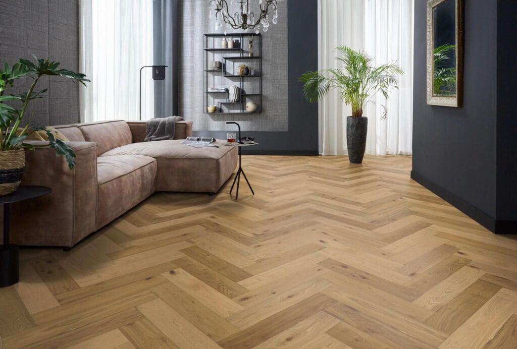 Floorlife Beverly Hills visgraat rustiek dubbel gerookt naturel 4103