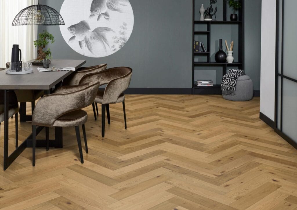Floorlife Beverly Hills visgraat rustiek dubbel gerookt naturel 4103