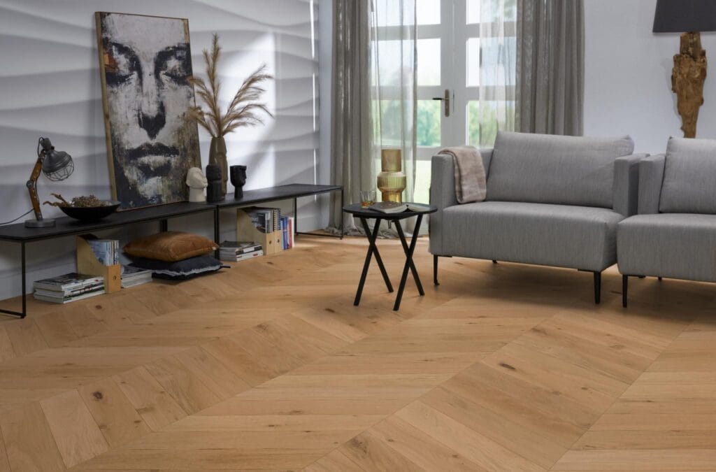 Floorlife Silver Lake hongaarse punt rustiek naturel 7502