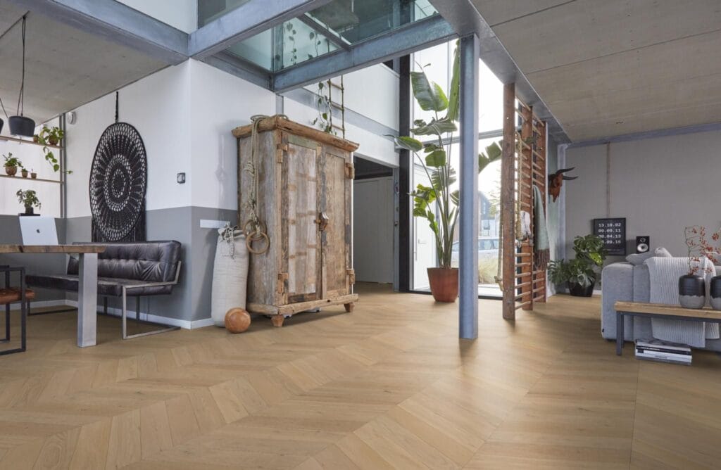 Floorlife Silver Lake hongaarse punt rustiek onbehandeld 7506