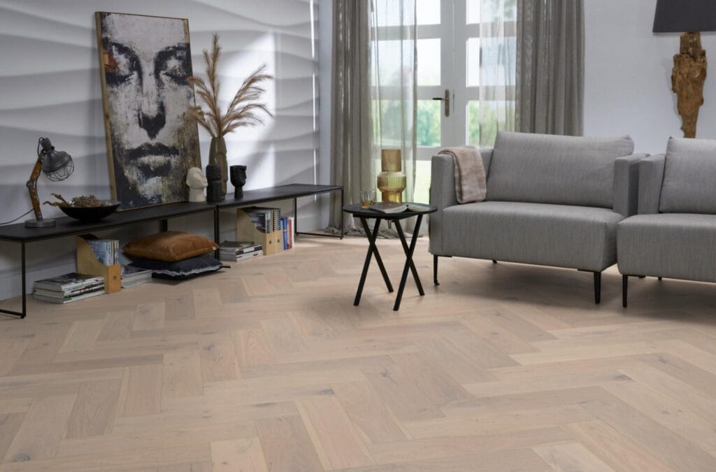 Floorlife Reseda visgraat rustiek wit 5191