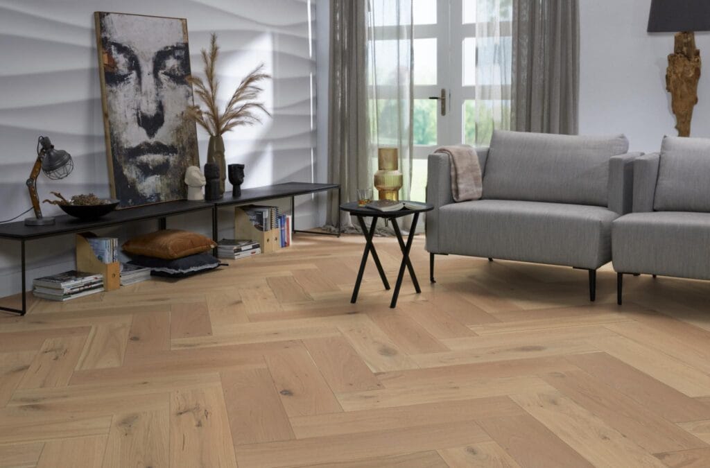 Floorlife Reseda visgraat rustiek blank 5195