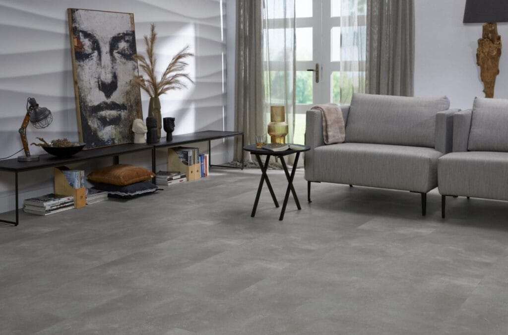 Floorlife Ealing dryback dark grey