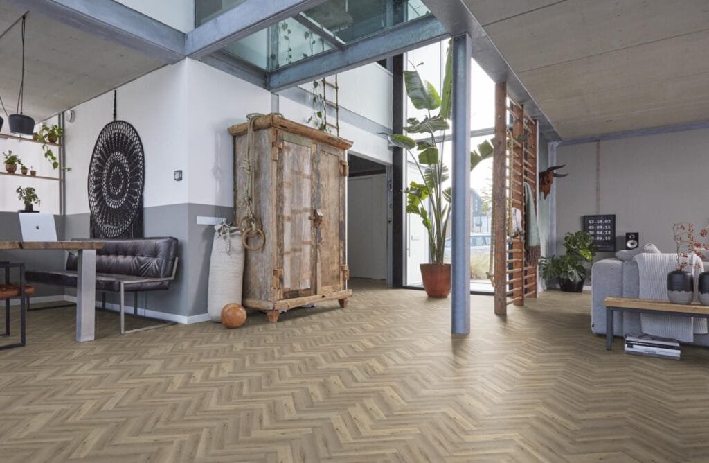 Floorlife YUP herringbone click SRC light oak