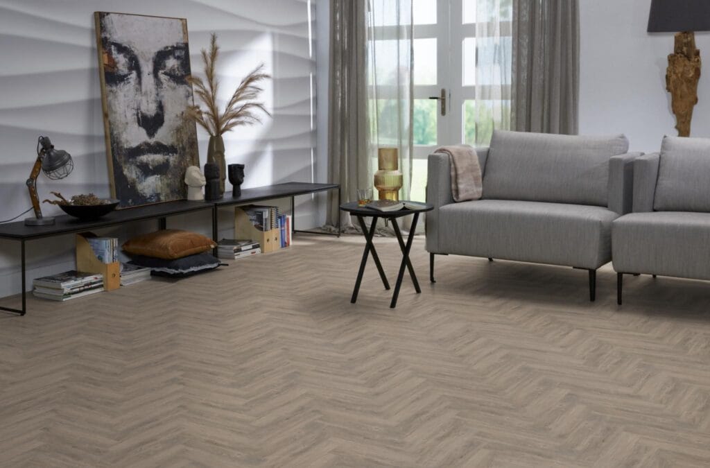 Floorlife YUP herringbone click SRC smoky
