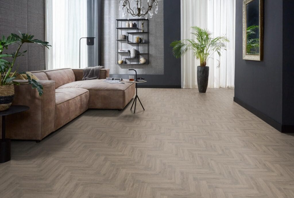 Floorlife YUP herringbone click SRC smoky