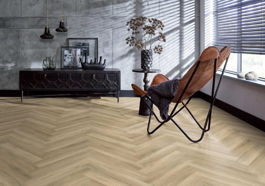 Floorlife YUP herringbone click SRC beige