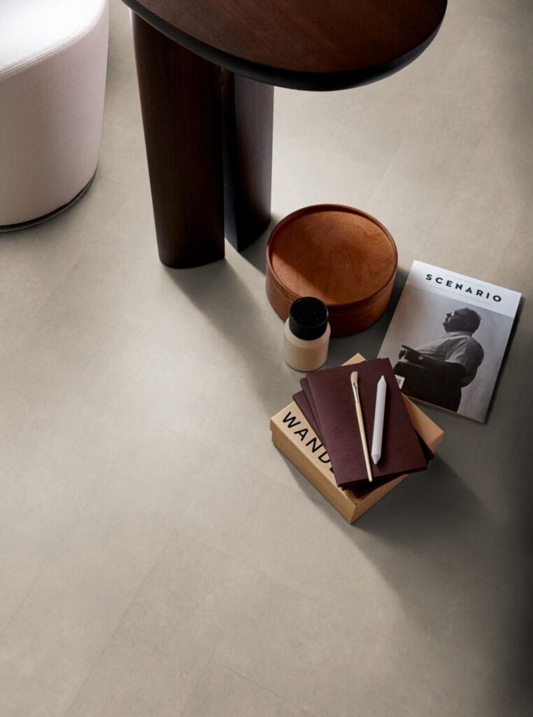 Floorlife Herringbone dryback sand