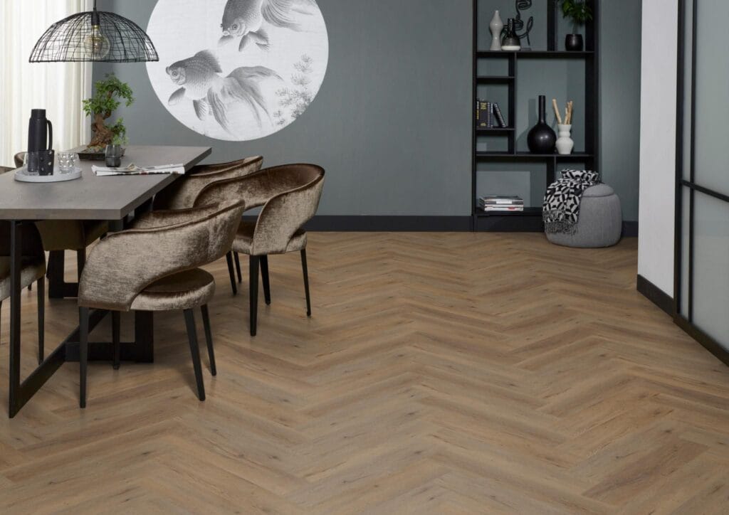 Floorlife YUP Leyton visgraat dryback smoky