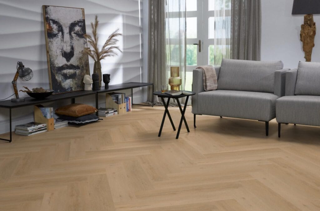 Floorlife YUP Leyton visgraat click SRC warm oak