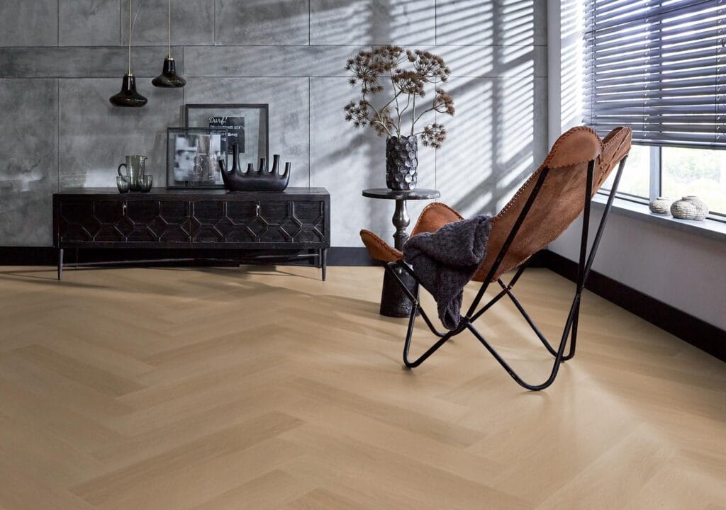 Floorlife YUP Fulham visgraat dryback dark oak