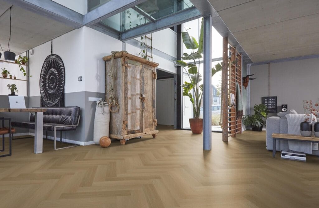 Floorlife YUP Fulham visgraat click SRC warm oak