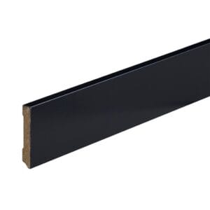 CO-PRO GELAKTE PLINT AMSTERDAM ZWART RAL 9005 70X12