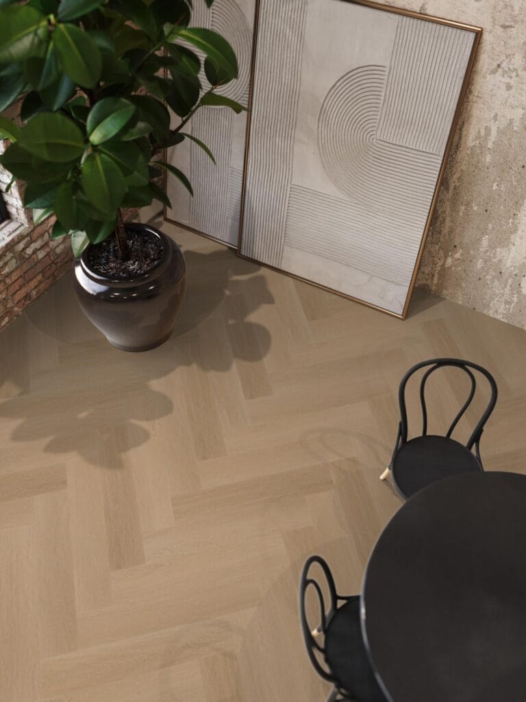Floorlife YUP Fulham herringbone click SRC dark oak