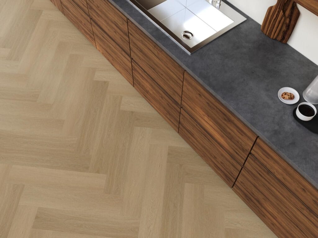 Floorlife YUP Fulham herringbone click SRC warm oak