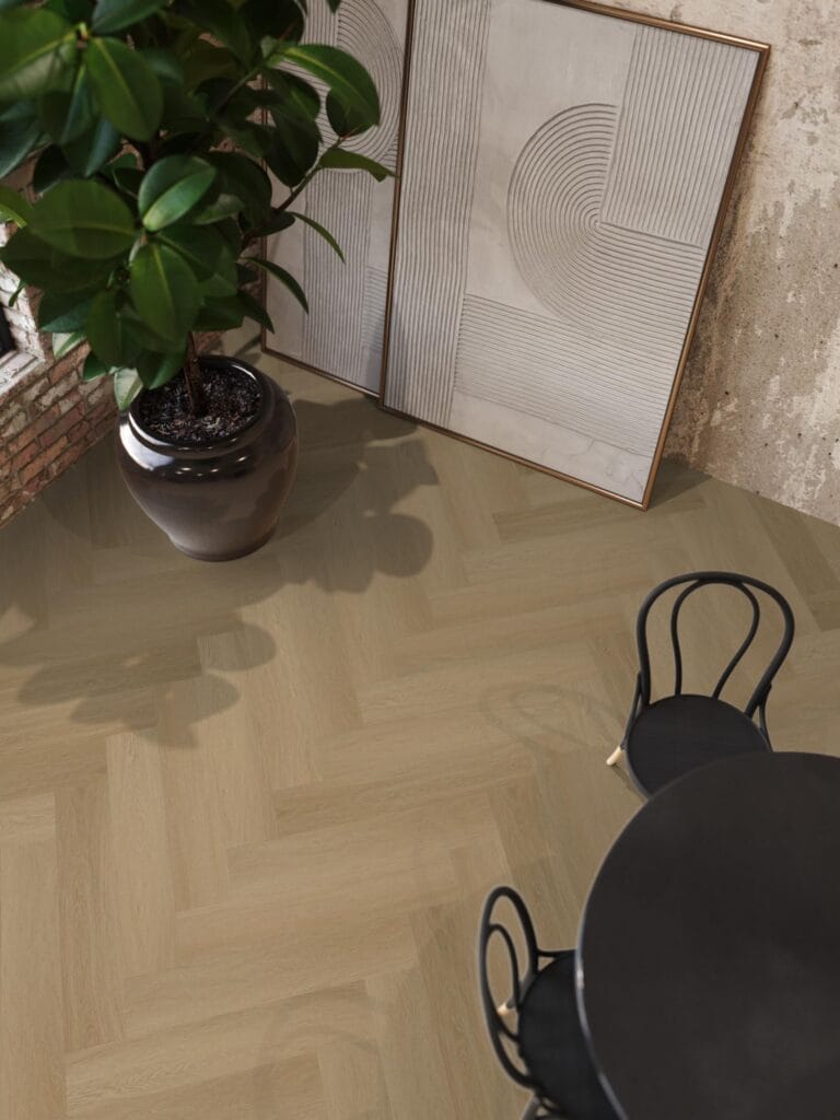 Floorlife YUP Fulham herringbone click SRC warm oak
