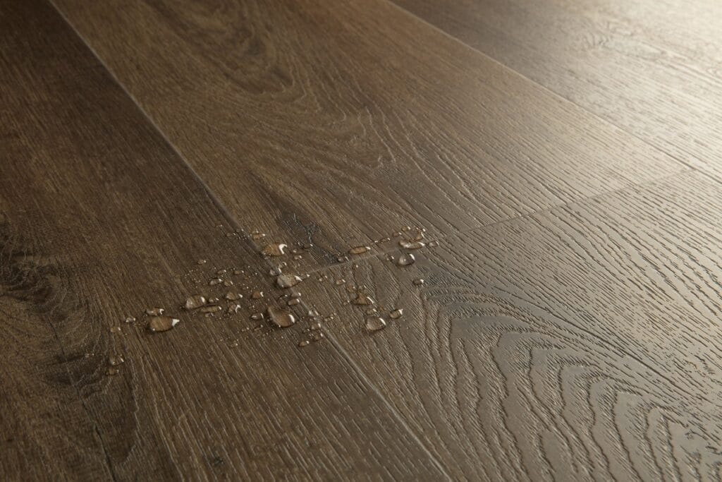 Quick-step Linnen eik donkerbruin