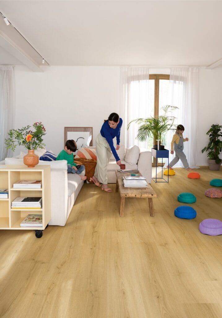 Quick-step Geborstelde eik honing