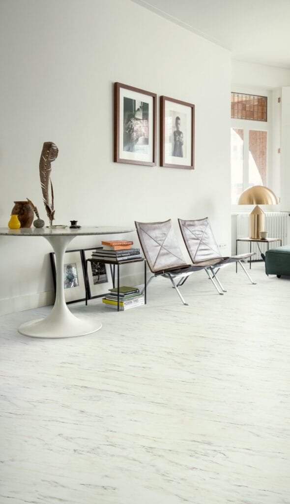 Quick-step Maan marmer wit
