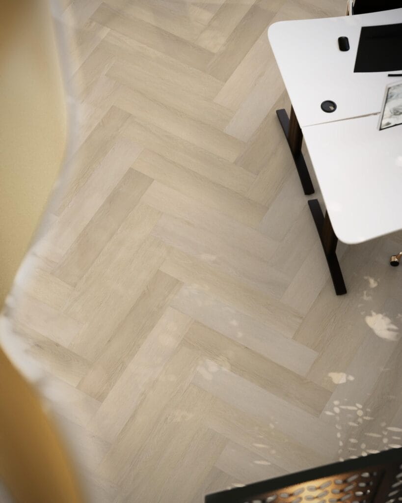 Floorlife YUP Mayfair herringbone click SRC natural