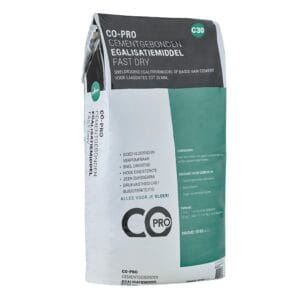 Co-pro cementgebonden egalisatiemiddel C30 fast dry