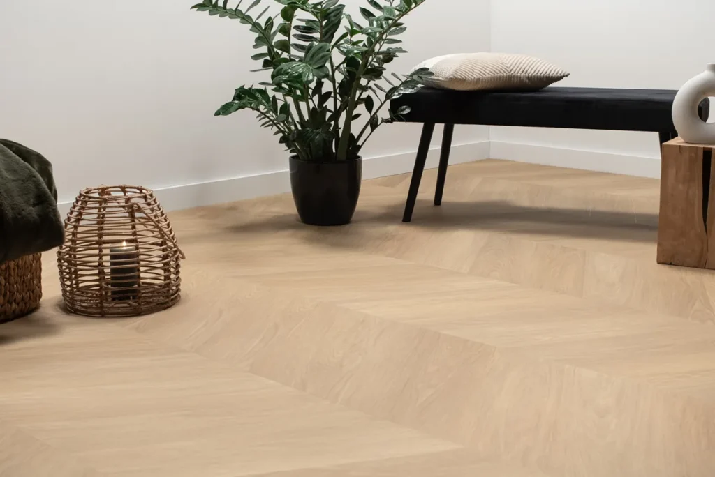 Floer Hongaarse Punt PVC – Natuur Eiken