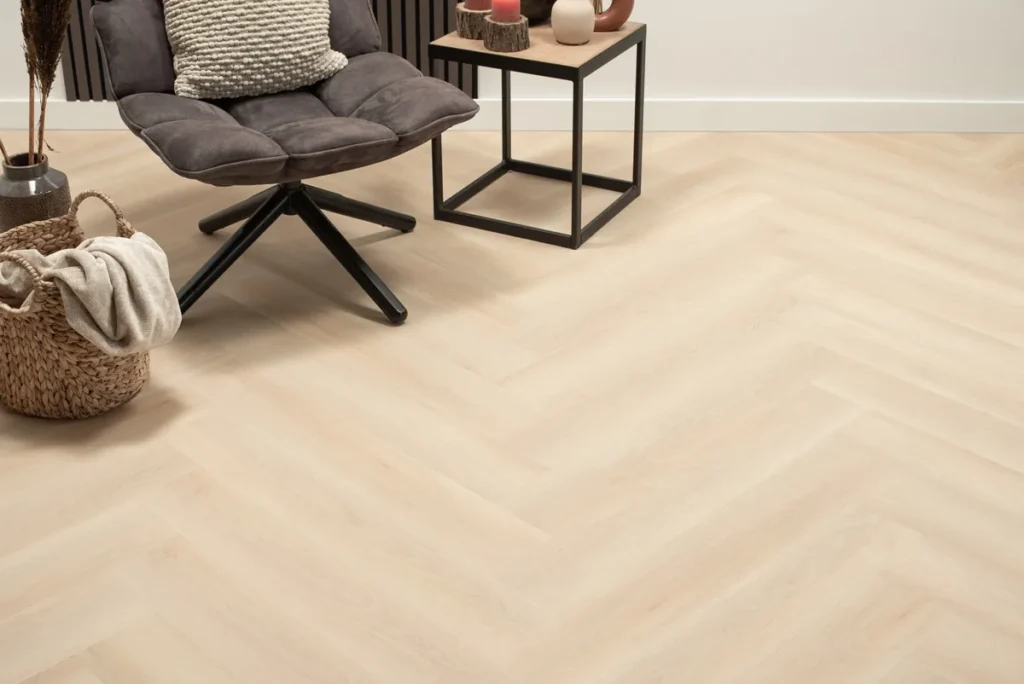 Floer Walvisgraat Click PVC – Balein Beige